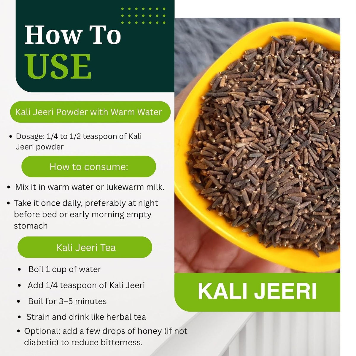 BrijBooti Kali Jiri - Kaali jiri - Kadwa Jeera - Kali Jeeri – Natural Black Cumin Seed