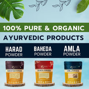 BrijBooti Harad - Baheda - Amla Powder 100 Gr Each