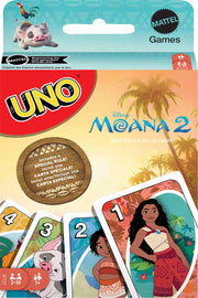 Mattel Games UNO Moana 2 Card Game, Ages 7+, 2-10 Players