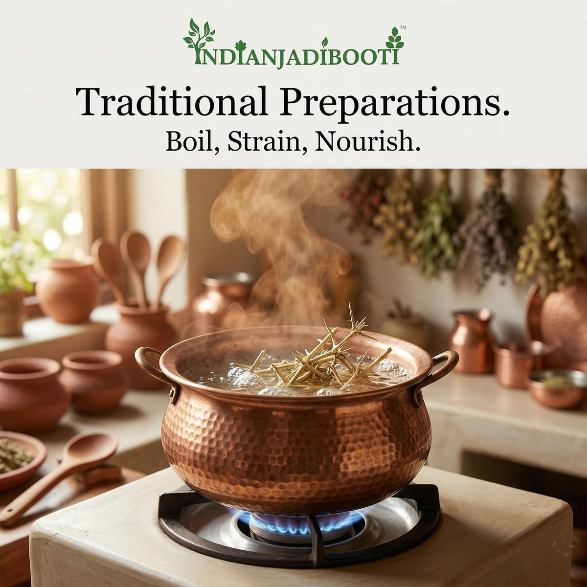 IndianJadiBooti Dhamasa (Fagonia Cretica) | 250g | Damasha Panchang/Sachhi Buti | Whole Plant Dried Herb (with Thorns) | Traditional Cooling & Purifying Tonic (Rakta Shodhak)