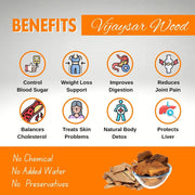 Brijbooti Vijaysar Ki Lakdi 400gm | Vijaysar Wood | Vijay sar wood for diabetes | wood, sticks, Chaal & lakdi | Indian Kino Tree Bark