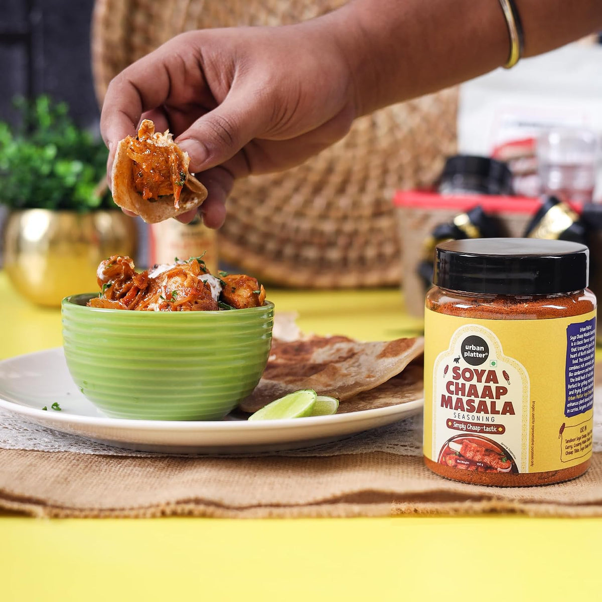Urban Platter SOYA Chaap Masala Seasoning, 150g