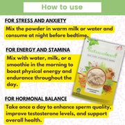 IndianJadiBooti Ashwagandha Powder - Ashvagandha Powder - Asgandh Nagori - Withania somnifera, 100 Grams