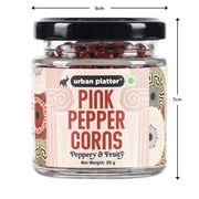 Urban Platter Whole Pink Peppercorns, 25g (Mild & Aromatic Pepper | Subtle Fruity Notes | Ideal for Salads & Finishing Dishes)
