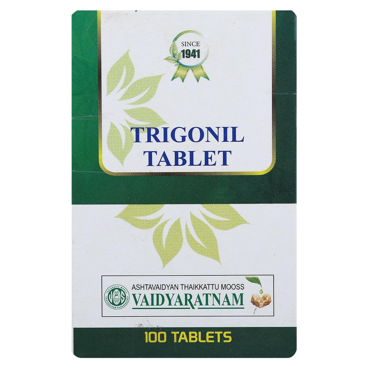 VAIDYARATNAM Ayupra Wellness Trigonil Tablet (100 Tablets)