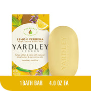 Yardley Lemon Verbena With Shea Butter Bar Soap, 4.25 Ounce