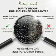 IndianJadiBooti Tukh Malanga (250g) | Premium Sabja Seeds (Sweet Basil) | Tukmaria/Falooda Seeds for Cooling Drinks | High Fiber for Weight Management & Acidity Relief | Natural & Cleaned