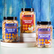 Urban Platter Scoopers Multigrain Munchie, 60g (Crunchy Crisps Made with Popped Multi-Grains and Seeds for Healthy Snacking)