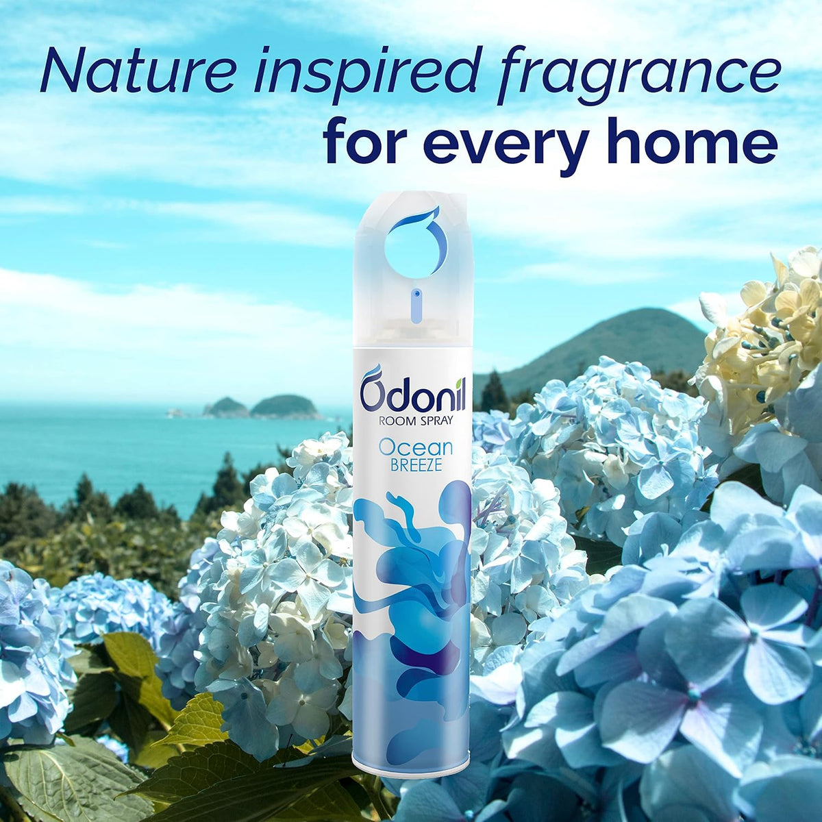 Odonil Room Air Freshener Spray, Ocean Breeze - 270 ML