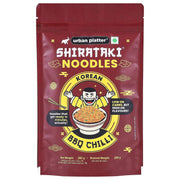 urban platter Korean BBQ Chilli Shirataki Noodles, 282gm (Konjac Noodle | Keto-friendly, Low-Carb, Fat-free | Spicy BBQ Chilli Flavour | Ready in Minutes), Large