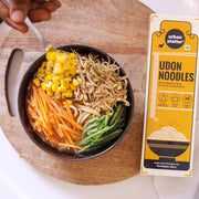 urban platter Udon Noodles, 250G (Thick Wheat Noodles, Ideal For Asian Preparations, No Added Preservatives), Preservative Free, 0.25 Kg