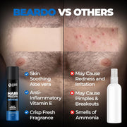 BEARDO Hair Removal Spray for Men | Painless & Irritation Free Spray | For Chest, Back, Legs & Under Arms | Aloe Vera & Lemon | Gentle on Skin | No Burning or Itching | Brightening De-Tan Formula - 200ml