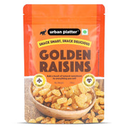 Urban Platter Indian Golden Raisins, 250g (Sweet & Chewy | Sun-Dried & Naturally Golden | Perfect for Desserts & Festive Cooking)