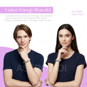 Astrodidi Natural Certified Rose Quartz and Pyrite Stone Bracelet for Attracts Money, Love, Fame, Luck, Relationship and Prosperity | Reiki Feng-Shui Healing Crystal Gemstone Bracelet for Men and Women