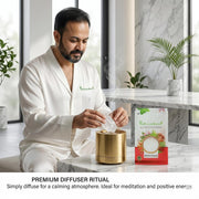 IndianJadiBooti Premium Bhimseni Kapoor – 100% Pure Natural Camphor Crystals for Pooja, Diffuser & Vastu – No Wax, No Residue, Pacha Karpooram for Meditation & Air Purification (100g (The Trial Pack))