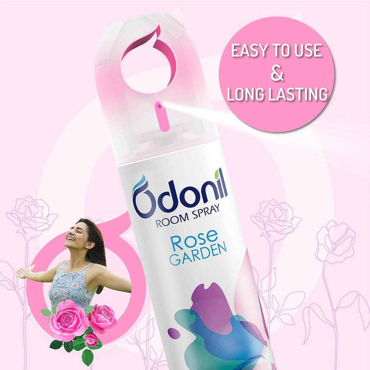 Odonil Room Freshener - 126g/220ml (Rose Garden)