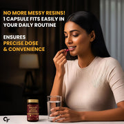 Carbamide Forte Shilajit Gold Capsules For Women With Pure Shilajeet Swarna Bhasma, Saffron & Ashwagandha | Himalayan Shilajit for Women | Shilajeet Gold Original | 60 Veg Capsules (Pack of 2)