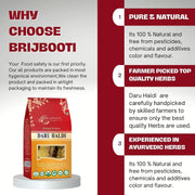 BrijBooti Daru Haldi Bark - (100 Gm) | Berberis aristata | Indian Barberry Daru Haldi Chaal