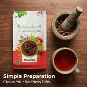 IndianJadiBooti Pure Manjistha Root | Traditional Ayurvedic Botanical for Skin Radiance, Complexion Vitality & Pitta-Grounding Wellness Rituals (900 Grams) | (Pack Of 2)