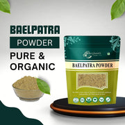 Brijbooti Baelpatra Powder (200 gm) | Bael Patra for Gut Health | Bel Patra | Bael Leaf Powder