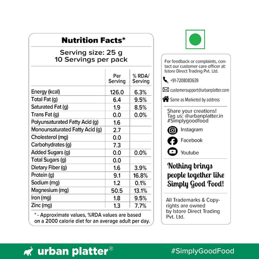 Urban Platter Pumpkin Seeds, 500g (Pepitas, Naturally Rich in Protein & Healthy Fats, Snack, Sprinkle & Bake)