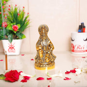KridayKraft Hanuman ji Metal Statue,Bajrangbali Murti for Pooja & Decor Your Home,Office,Religious Idol Statue Gift Purpose,Table Showpiece Figurines,Pack of 1 Hanuman Ji Murti for Car Dashboard...