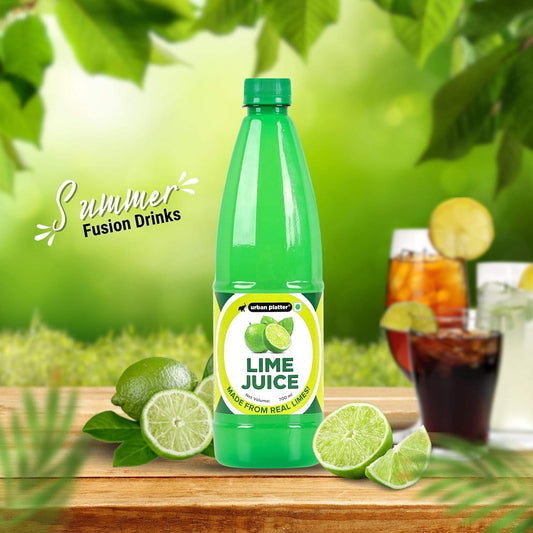 Urban Platter Lime Juice Concentrate (Equivalent of 70 Green Limes), 700 ml