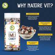 NatureVit Imli Candy 1 Kg | Khatti Meethi Imly, Chulbuli Emli Tamarind Twist Candy, Twisted Emly | Tamarind Candy Soft Chewy Digestive Treat
