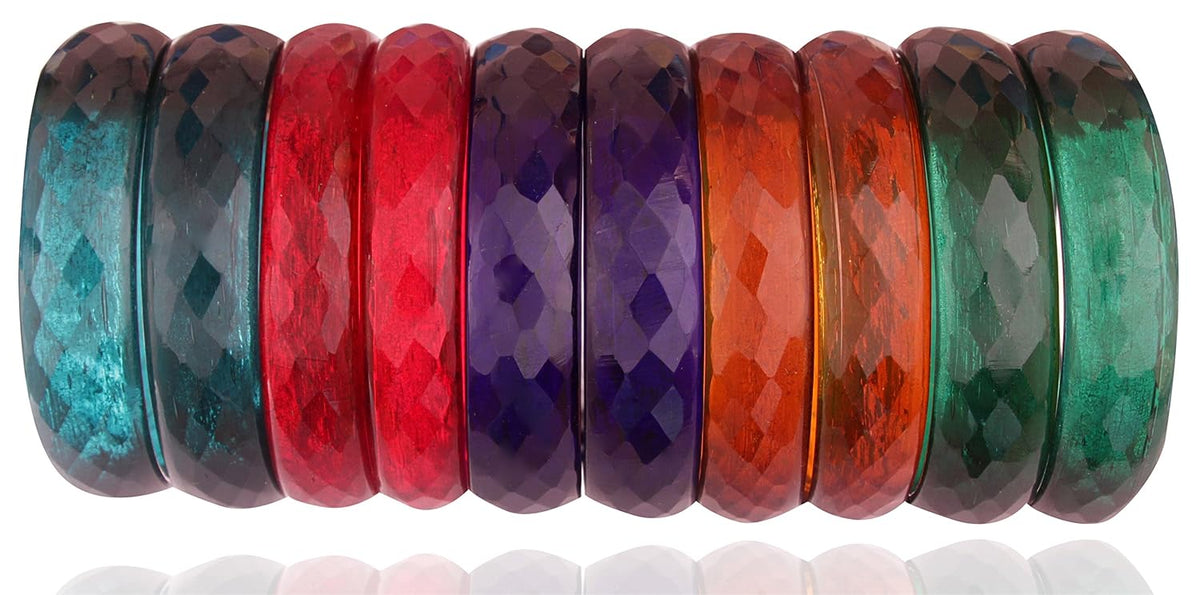 NMII Glass Bangles Set for Women & Girls