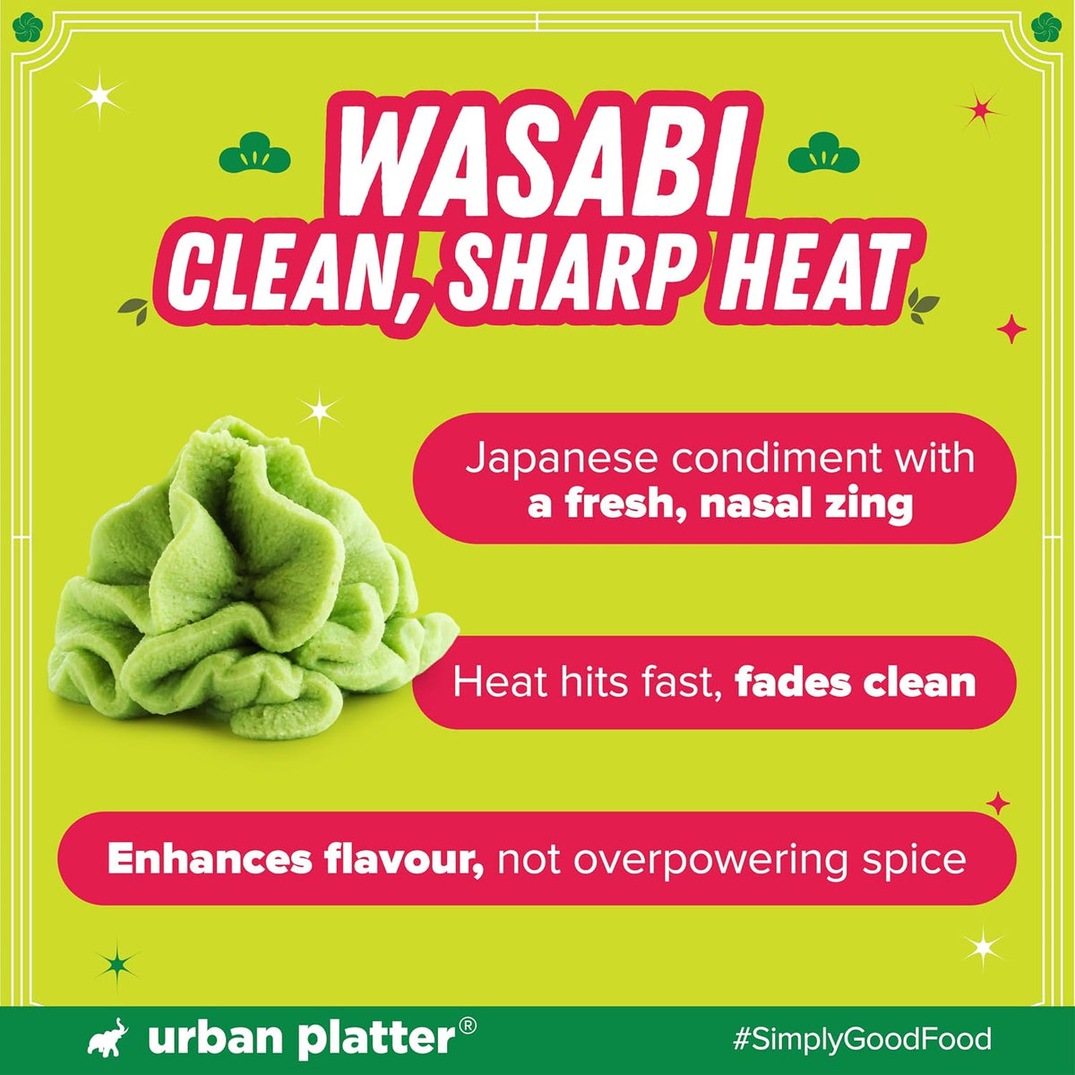 Urban Platter Premium Wasabi Paste, 43g (Elevate Your Sushi Experience With Lingering Zing)