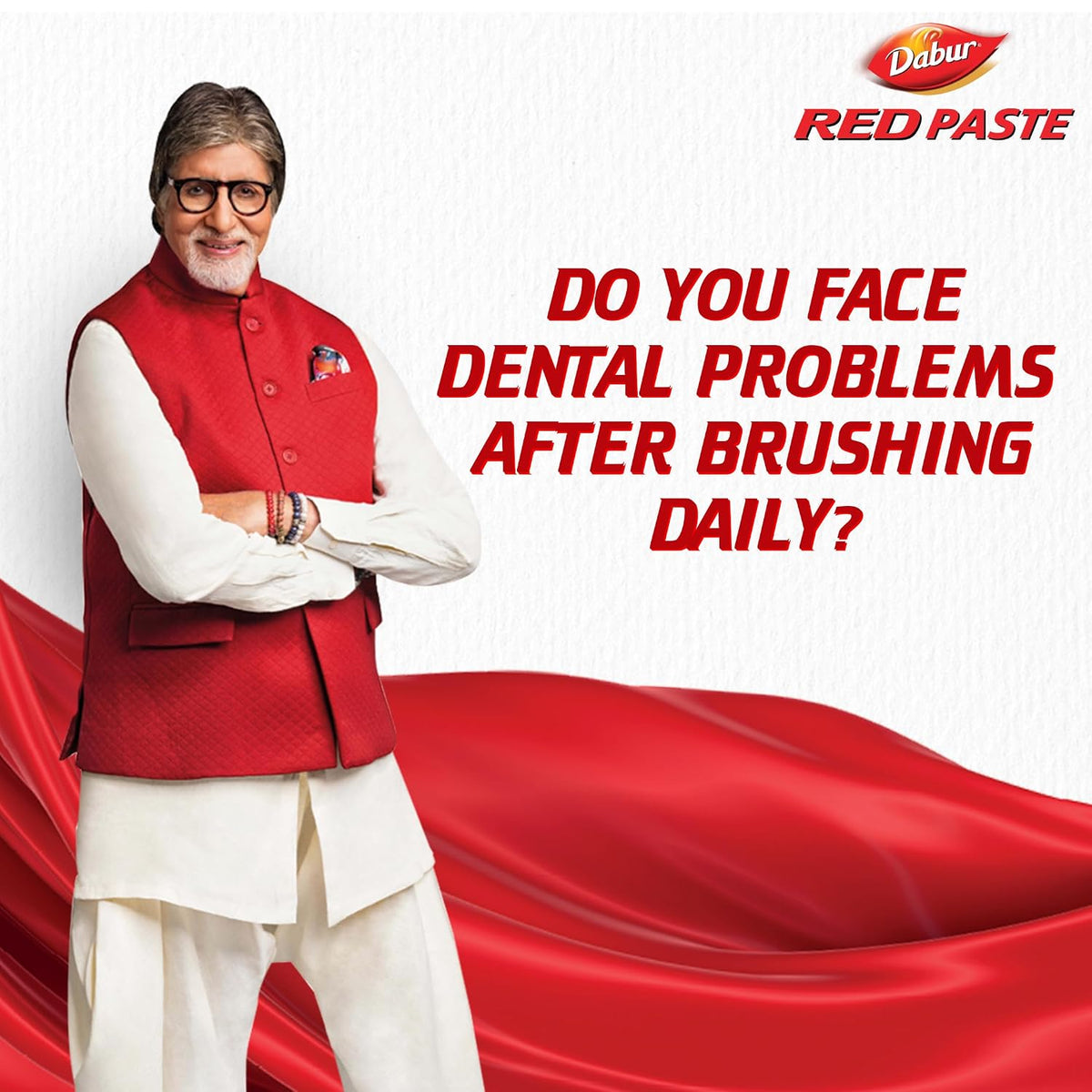 Dabur Red Toothpaste - 200g | World's No.1 Ayurvedic Paste | Fluoride Free|Helps in Bad Breath Treatment, Cavity Protection, Plaque Removal |For Whole Mouth Health| Power of 13 Potent Ayurvedic Herbs
