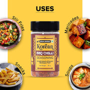 Urban Platter Korean BBQ Chilli Seasoning, 80g (Plant-Based | Bold BBQ-Style Grilling | Signature Korean-Style Flavour)
