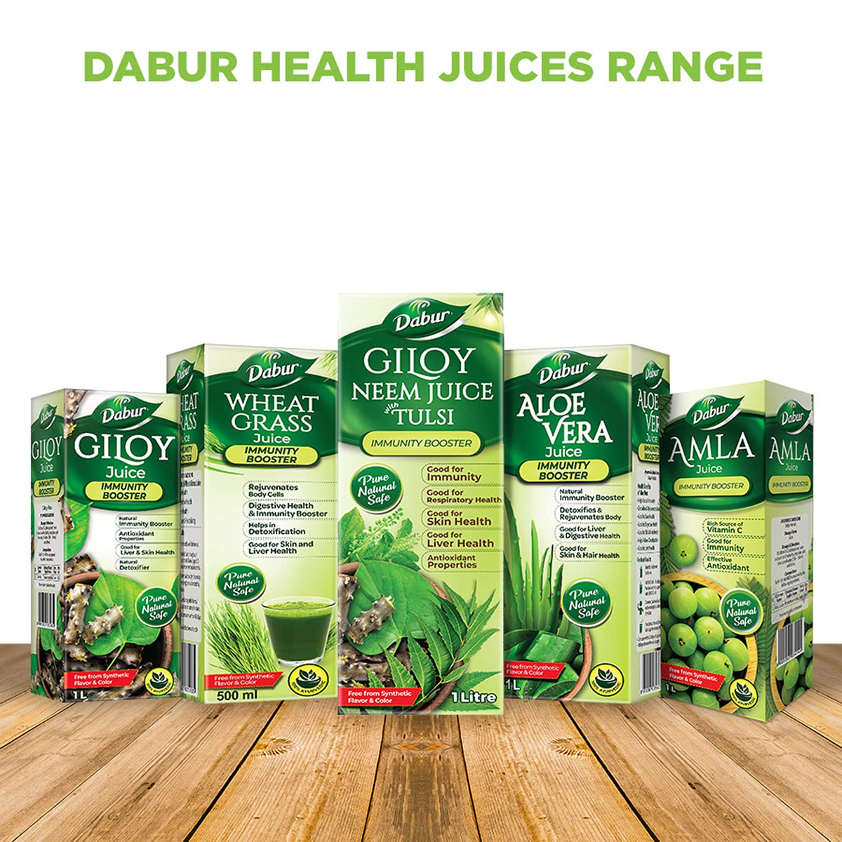 Dabur Aloe Vera Juice - 1L | Ayurvedic Health Juice For Good Skin & Hair Health | Detoxifies & Rejuvenates Skin & Body | Good For Liver & Digestive Health | Immunity Booster