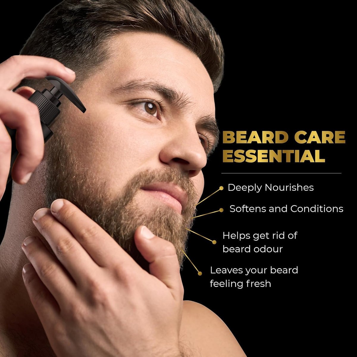 Beardo Irish Royale Prive Beard Wash For Men, 100 ml | Washes & Smoothens the Beard | Refreshing Aromatic After-Use Effect | Beard Cleanser and Conditioner for Healthy Beard