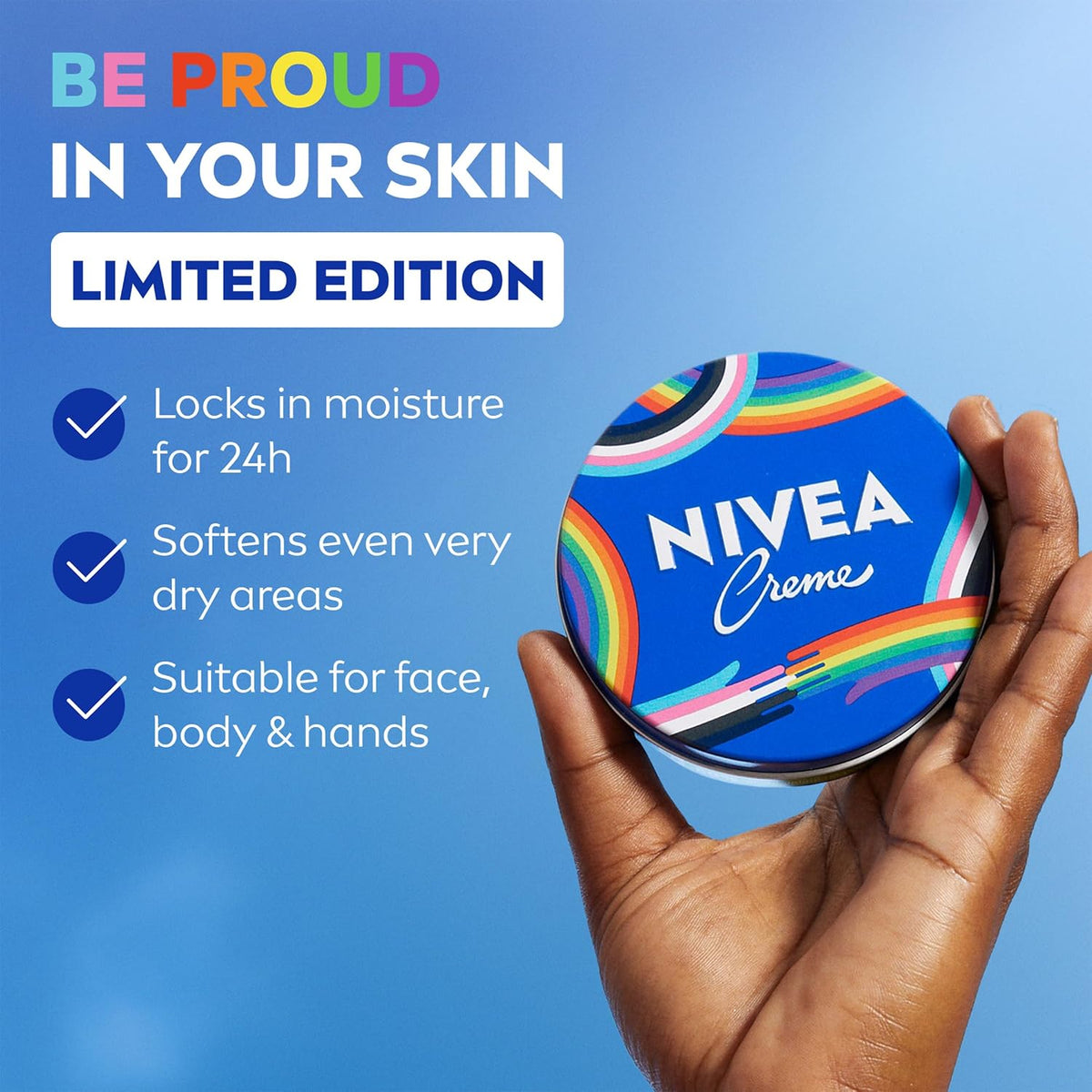 NIVEA Crème | Multi Purpose Cream | Gentle Moisturization | All Skin Types | All Season Cream (250ml)