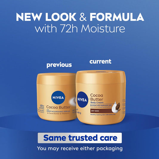 NIVEA Cocoa Butter Body Cream with Deep Nourishing Serum