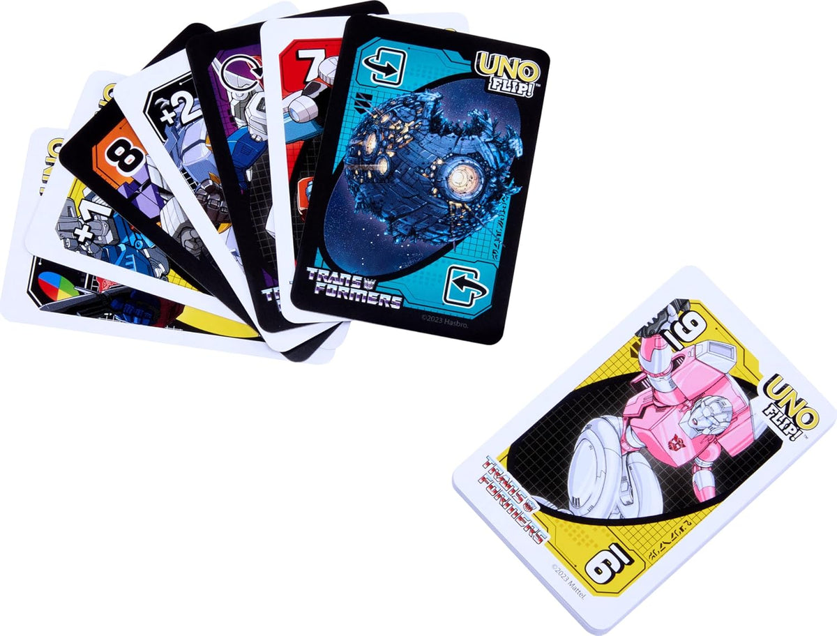 Mattel Games UNO Flip! Transformers