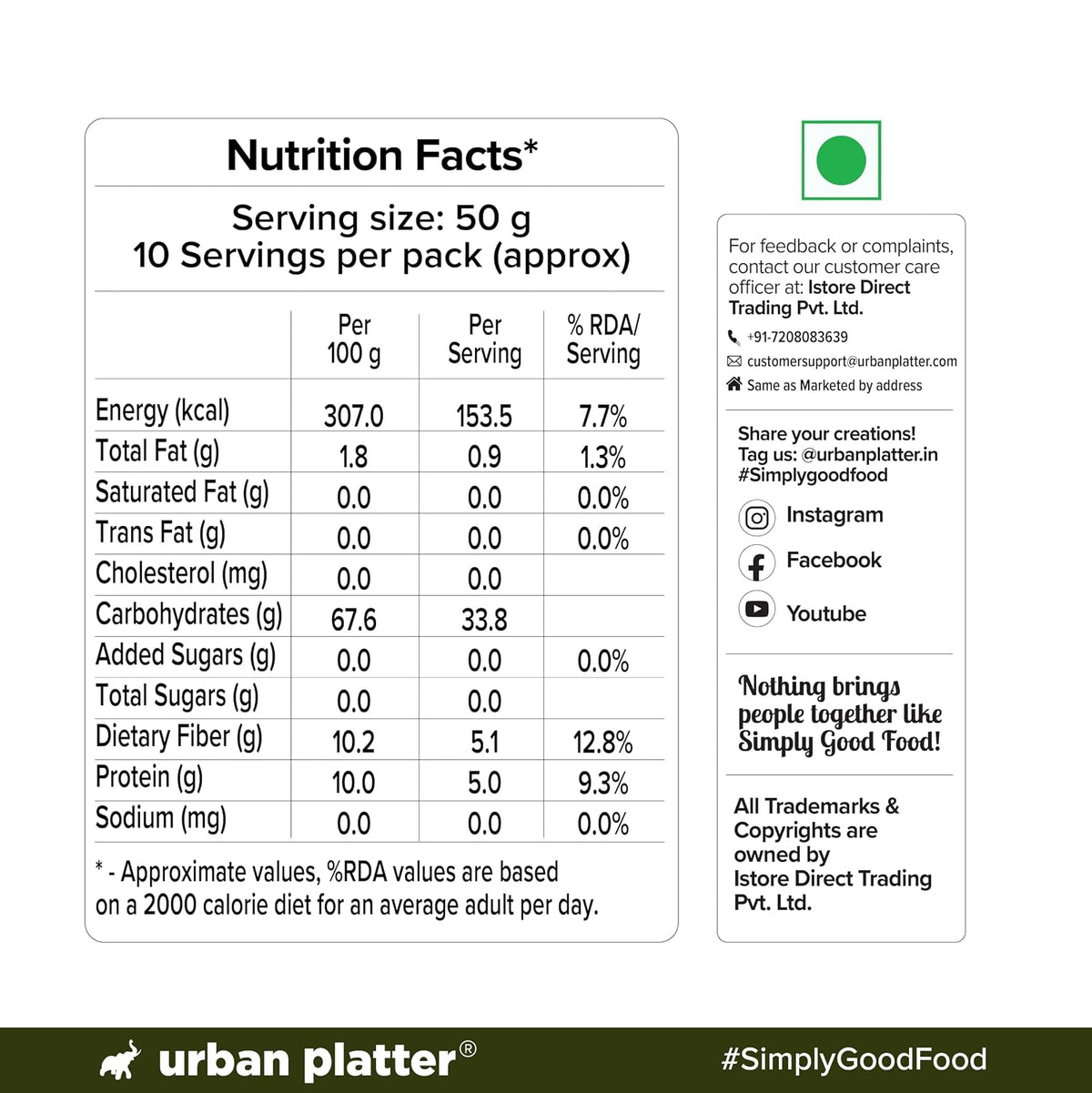 Urban Platter Jowar Rava, 500g (Naturally Gluten-free | Source of Protein & Fibre | A Smart Swap for Regular Sooji | Perfect for Upma, Khichdi, Porridge, Halwa & More)