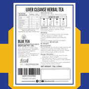 BLUE TEA - Combo Pack - Belly Fat & Slimming & Liver Cleanse Tea - 30 Tea Bags (Each Pack) - Zipper Pack