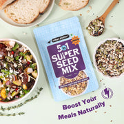 Urban Platter Unroasted 5-in-1 Super Seed Mix, 250g (High Protein & Fiber | Pumpkin, Sunflower, Watermelon, Sesame & Flax Seed Blend | Raw & Ready-to-Eat Superfood Snack)