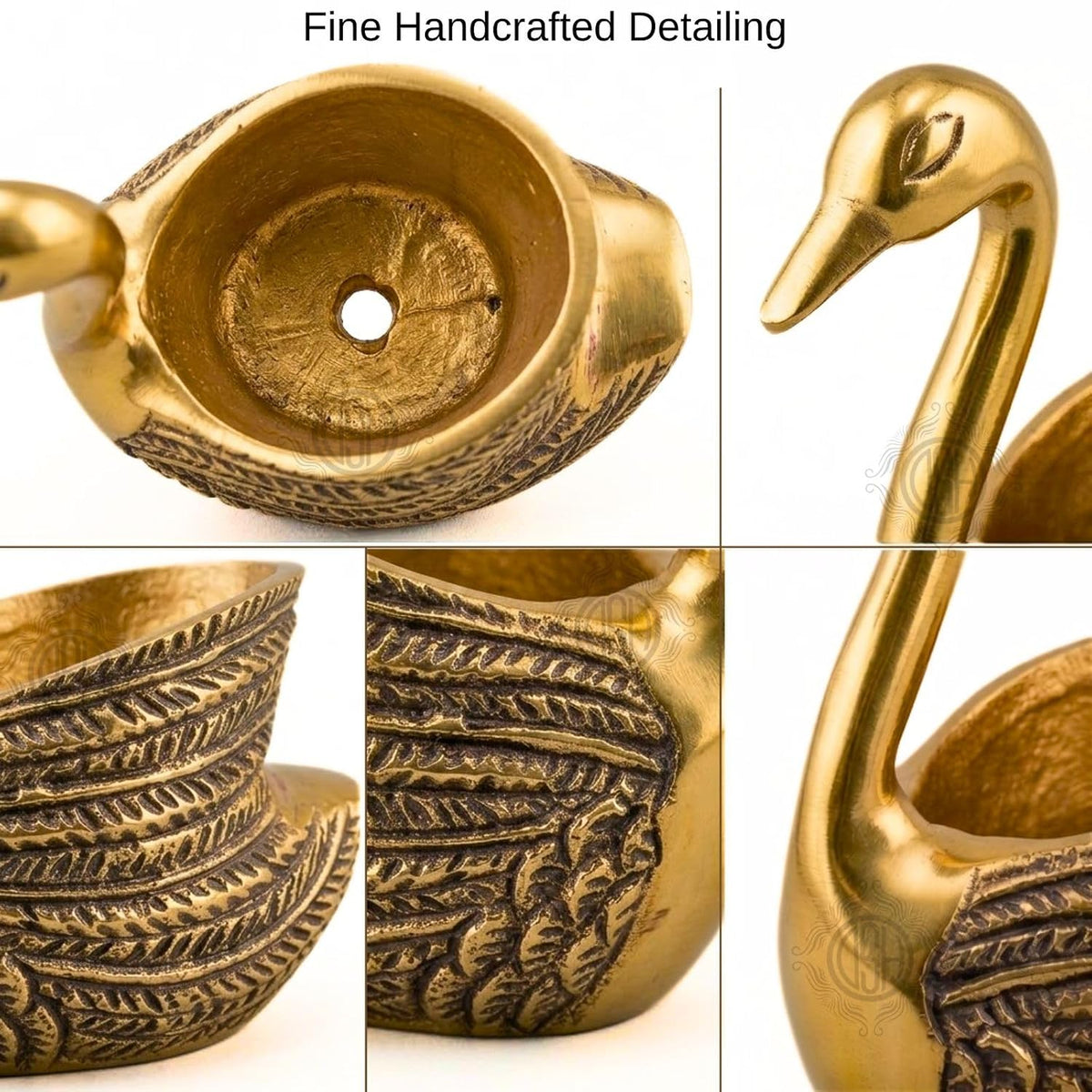 DSH Swan Tealight Candle Holder for Home Decor Luxury Aluminum Swan Showpiece for Living Room Elegant Tabletop Decoration Item for Diwali, Housewarming, Bedroom, Office & Dining Table Gifts