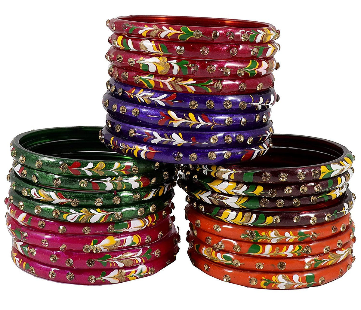 NMII Bangle Set for Women (Multi-Colour)