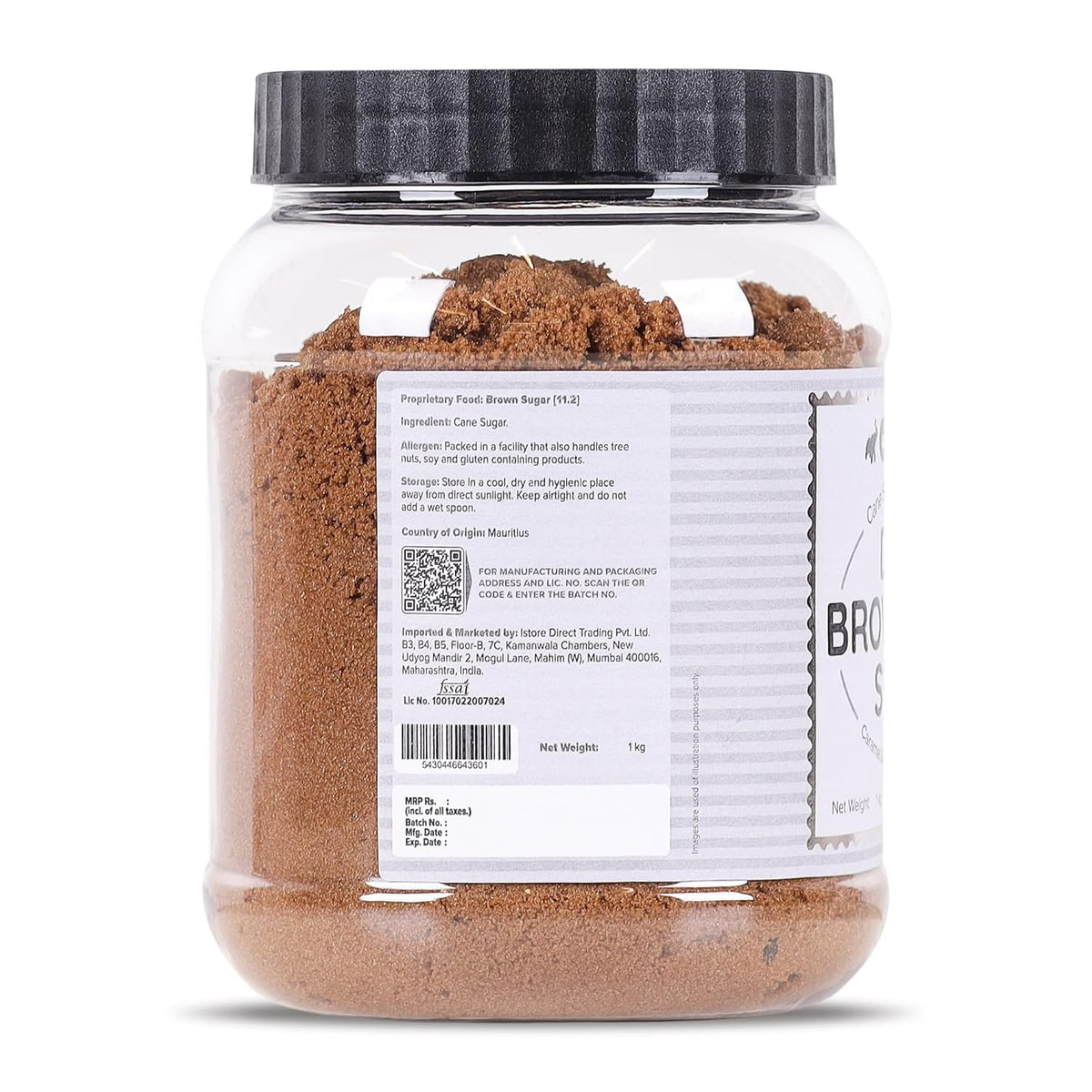 Urban Platter Mauritian Dark Brown Soft Sugar, 1kg (Moist & Caramel-like | Ideal for Cookies, Cakes & Sauces)