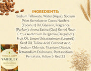 Yardley London Moisturizing Bar Oatmeal & Almond with Natural Oats 4.25 oz (Pack of 2)