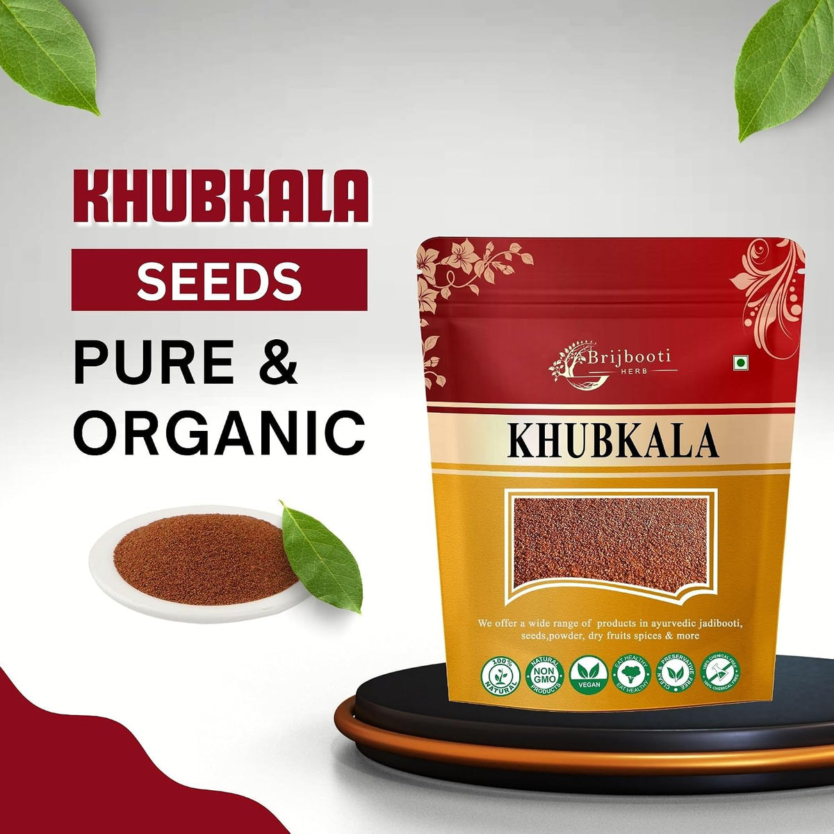 Brijbooti Khubkala Seeds 200 Gram | Khoobkala | Sisymbrium Irio | Hedge Mustard Seeds | FSSAI, GMP, ISO Certified