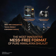Dabur Himalayan Pure Shilajit Drops - 30ml | Rich in Fulvic acid | Natural extract from Himalayas | 100% Pure Shilajit | Boosts Stamina And Energy | Builds Immunity