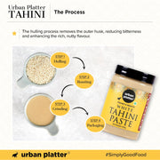 Urban Platter Tahini Paste, 250g (Smooth & Creamy White Sesame Paste, No Additives, Ideal for Hummus, Shawarma Sauce, Baba Ghanoush & Salad Dressings)