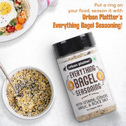 Urban Platter Everything Bagel Seasoning, 100g (Classic American Seasoning Blend with Onion Flakes, Garlic, Sesame Seeds and Pink Salt | Season toasts, breads and salads)