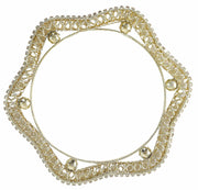 NMII Stylish Star Design Alloy Metal Bangles Set For Women & Girls with Zircon Diamond | Trendy Girl's Bangles Bracelet | Bangles For Women Latest | Wedding, Party, Festive, Occasion, Daily