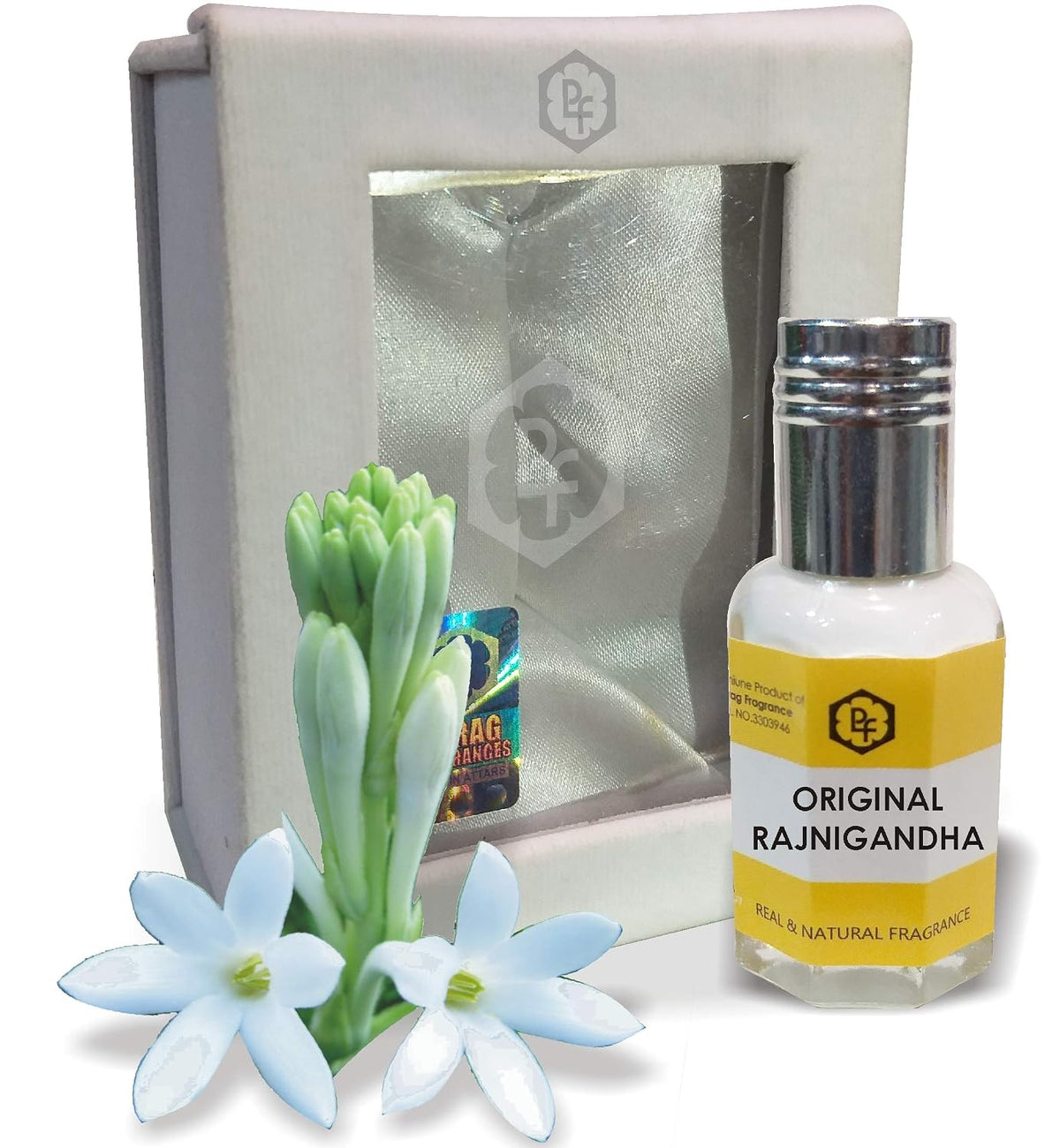 Parag Fragrances Original Rajnigandha Unisex Attar - 12ml Real & Natural, Best Liquid, 100% Alcohol Free & Long Lasting